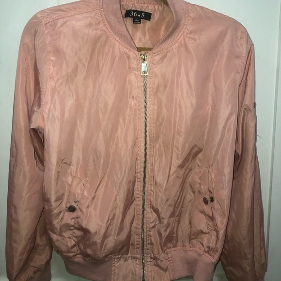 Blush pink bomber jacket - Picture 4 of 6